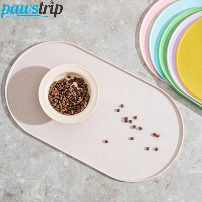 Pet Supplies Hours - Tapete Oval de Alimentação para Animais